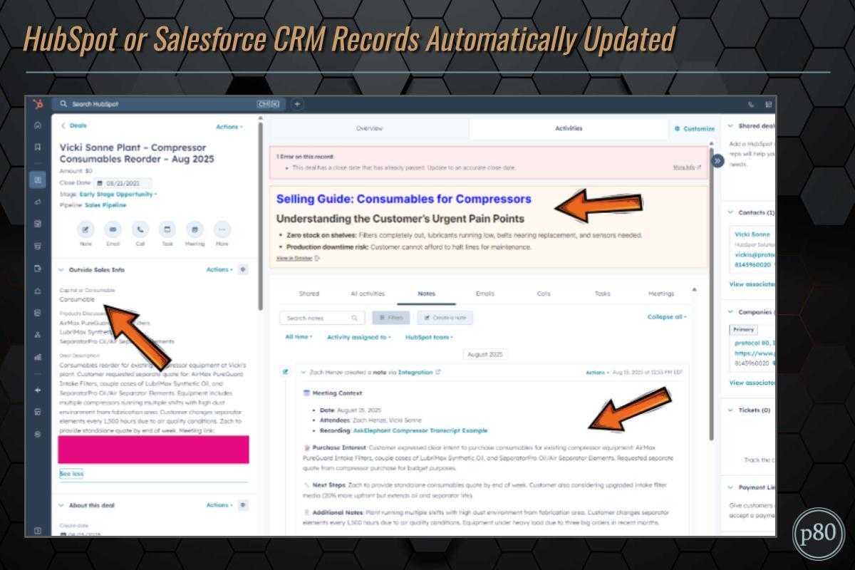 Revenue on the Road: Field Sales CRM Assistant preview