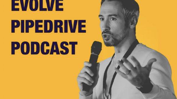 Bruce Bignell recording the Evolve Pipedrive Podcast